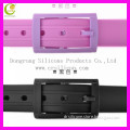 Customized Design Silicone Rubber Belt/ Silicone Candy Color Man Women Belt